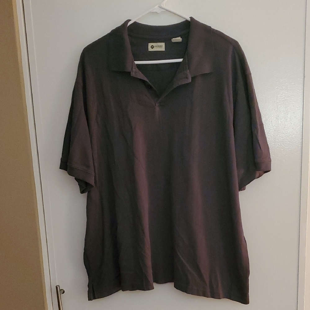 Haggar Men's Charcoal Polo Shirt